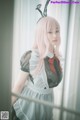 DJAWA Photo - Bambi (밤비): "Sheer Bunny Maid" (51 photos) P26 No.77d812 Image No. 51