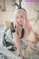 DJAWA Photo - Bambi (밤비): "Sheer Bunny Maid" (51 photos) P4 No.02363a Image No. 95