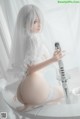 蠢沫沫 Cosplay 2B 白婚纱 P48 No.c68aae