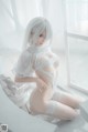 蠢沫沫 Cosplay 2B 白婚纱 P46 No.bf0330