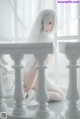 蠢沫沫 Cosplay 2B 白婚纱 P37 No.cba769