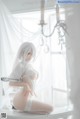 蠢沫沫 Cosplay 2B 白婚纱 P44 No.7d1d79