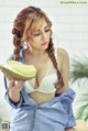 Mon 2K (Tran Ngoc Anh) poses sexy with durian fruit (15 photos) P1 No.471202 Image No. 29